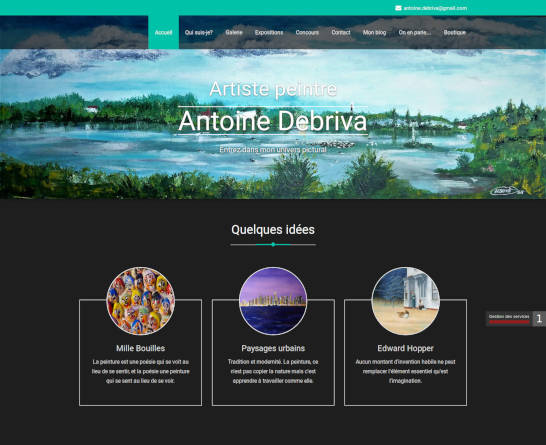 antoine debriva création site web boutique