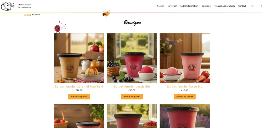 Boutique en ligne Maison Prouane